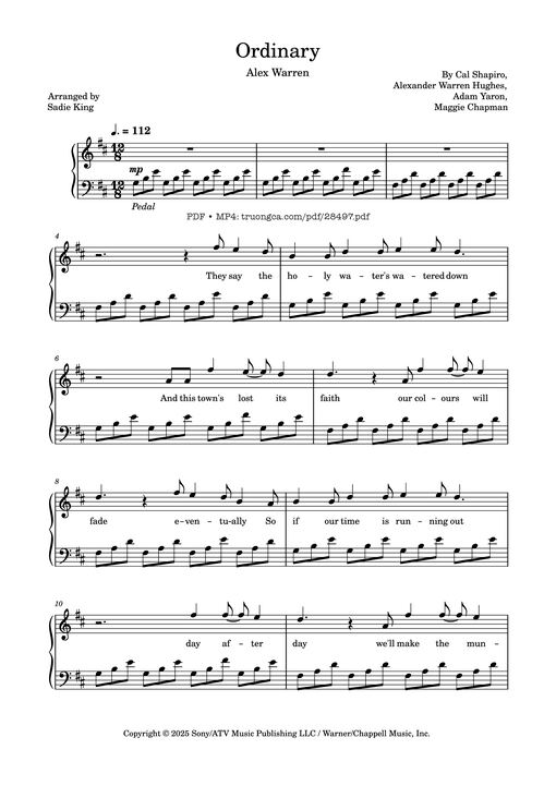 Ordinary Piano — Cal Shapiro