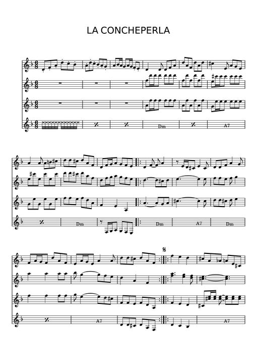 LA CONCHEPERLA Piano