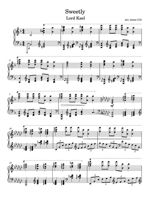Sweetly Piano — Lord Kael