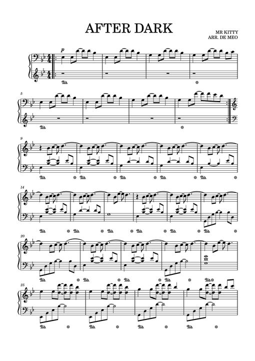 After Dark Piano - Mr-kitty