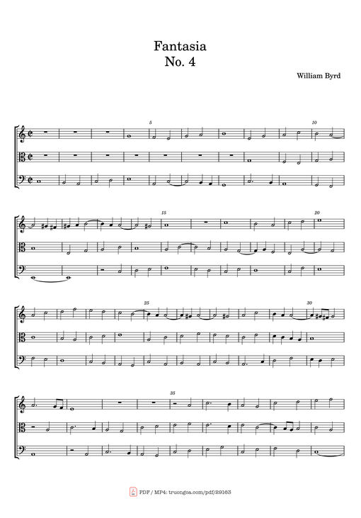 Fantasia No. 4 Violin