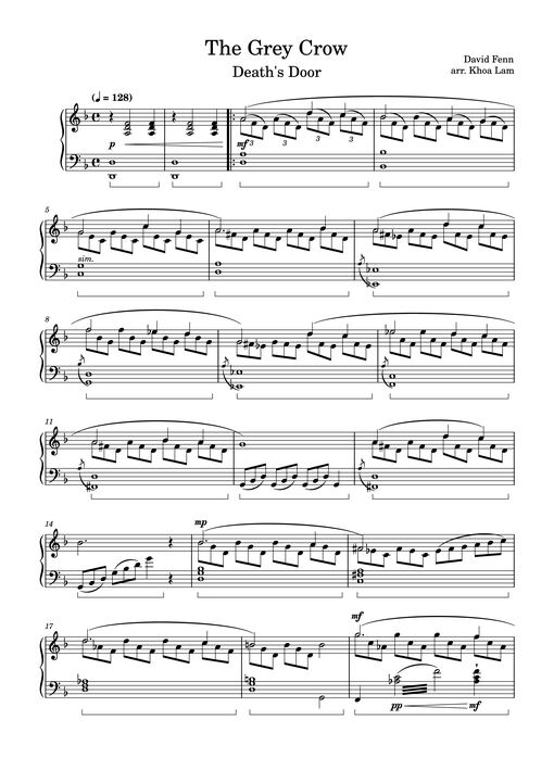 The Grey Crow Piano — David Fenn
