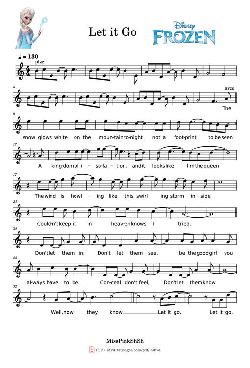 Let it Go Violin — Undefined