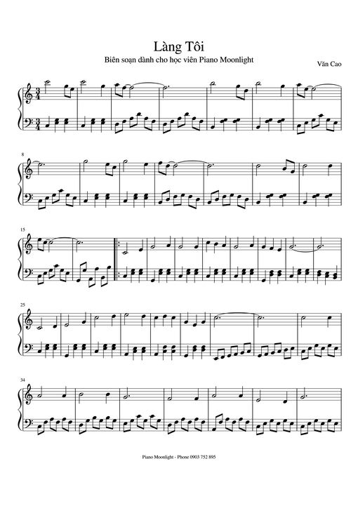 Làng Tôi Piano — Van-cao