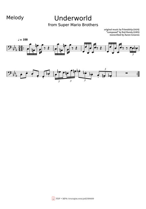 Underworld Piano — Original Music By Friendship (1979