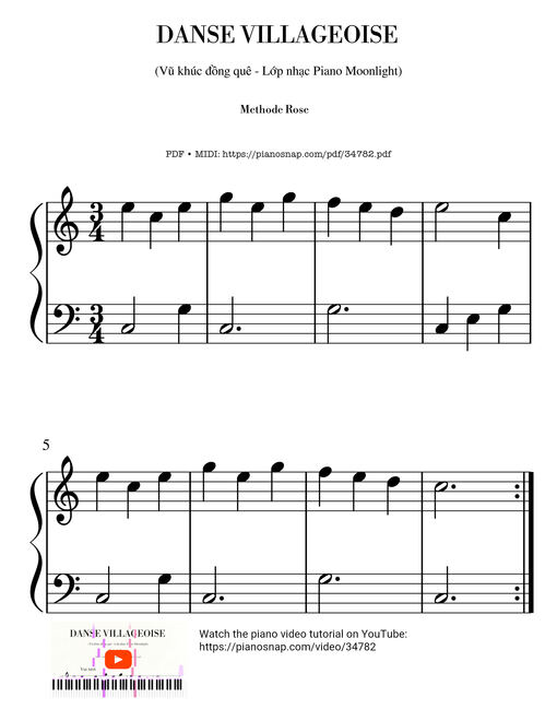 Danse Villageoise — Methode-rose