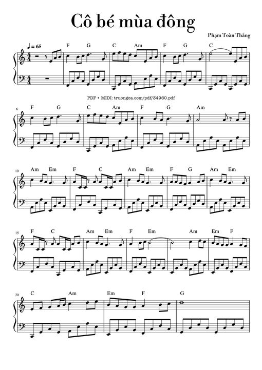 Cô bé mùa đông Piano