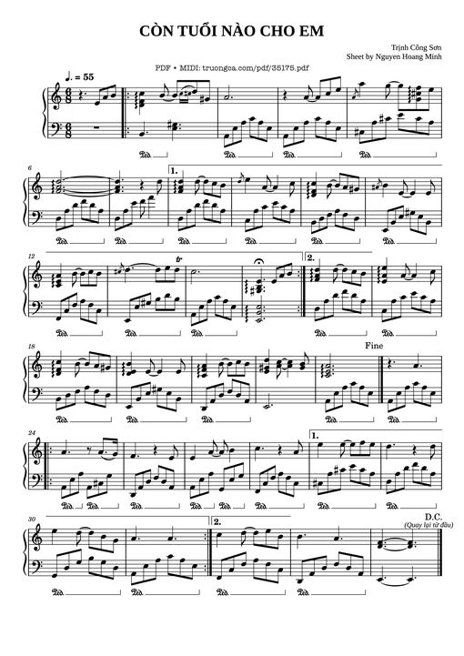 Còn tuổi nào cho em Piano