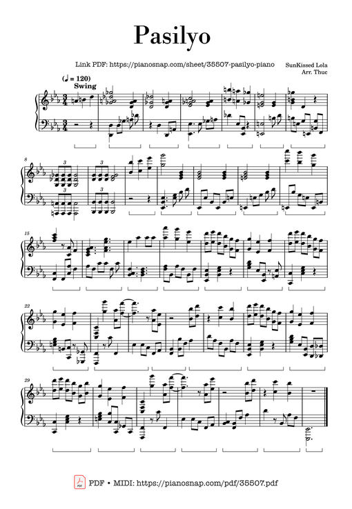 Pasilyo Piano — SunKissed Lola