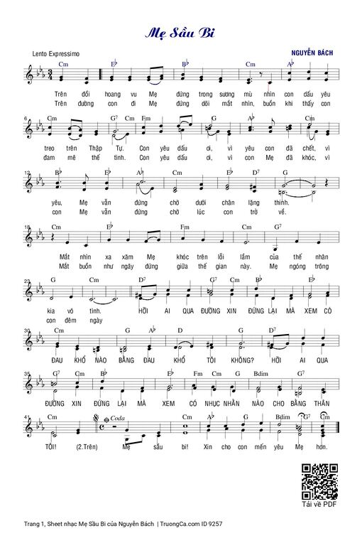 Mẹ Sầu Bi — Nguyễn Bách